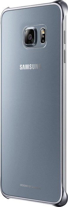 Samsung Clear Cover für Galaxy S6 Edge+ silber