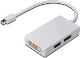 Digitus Mini DisplayPort auf DisplayPort/HDMI/DVI Adapter (AK-340509-002-W)