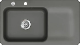 systemceram Juna 90 Einbau Becken links lava