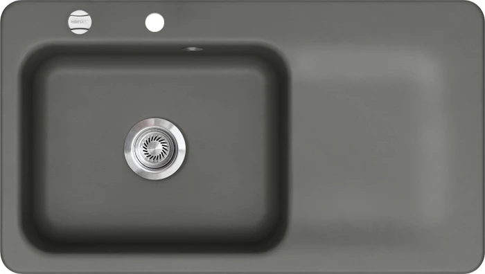 systemceram Juna 90 Einbau Becken links lava