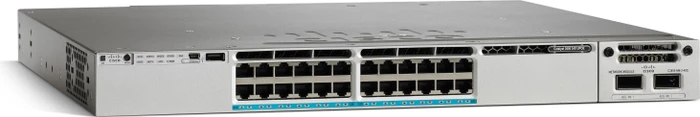 Cisco Catalyst 3850 IP Base Rackmount 10G Managed Stacking Switch, 24x RJ-45, 1x Erweiterungsslot, 580W UPoE