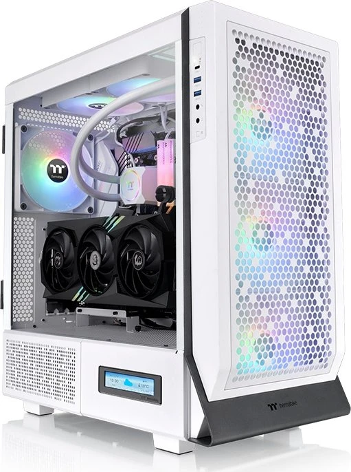 Thermaltake Ceres 500 TG ARGB Snow Edition, weiß, Glasfenster