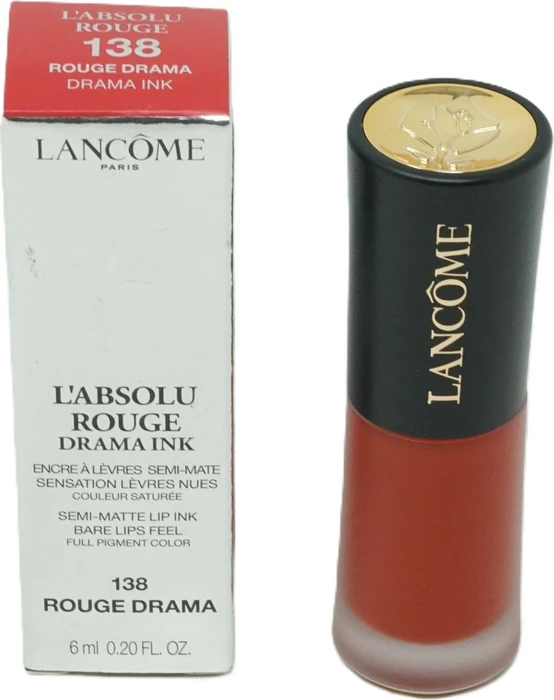 Lancôme L'Absolu Rouge Drama Ink Lippenstift 138 rouge drama, 6ml