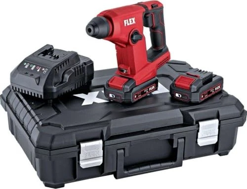 Flex FHE 1-16 18.0-EC TC 2.5/Set Akku-Bohrhammer inkl. Koffer + 2 Akkus 2.5Ah