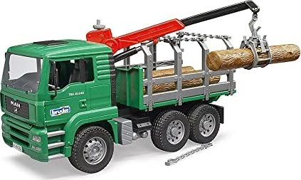 Bruder Profi-Serie MAN Holztransport-LKW mit Ladekran