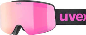 UVEX Pwdr FM black matt/mirror pink (Junior)