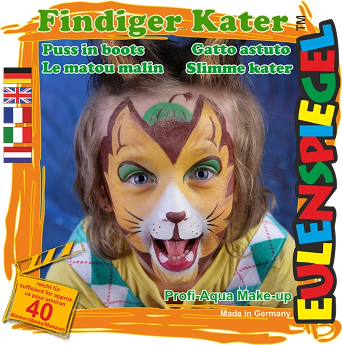 Eulenspiegel Findiger Kater Schmink-Palette