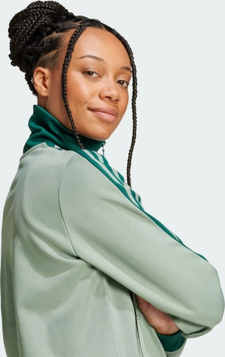 adidas Beckenbauer Originals Trainingsjacke silver green (Damen)