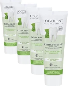 Logona Logodent Extra Frische Daily Care Pfefferminz Zahncreme, 75ml