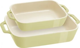 Zwilling Staub Ceramique Auflaufform-Set rechteckig hellgrün, 2-tlg.
