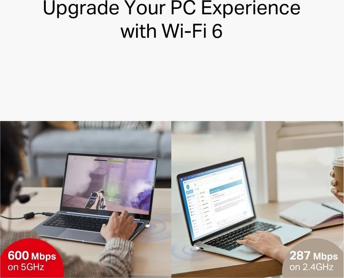 Mercusys WLAN-Adapter, Wi-Fi 6, AX900, 2.4GHz WLAN, USB-A 2.0 [Stecker]