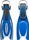 Cressi Frog Plus Flossen blau/silber
