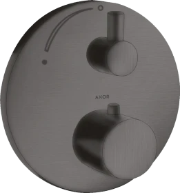 Hansgrohe Axor Uno Thermostat Unterputz mit Absperrventil brushed black chrome
