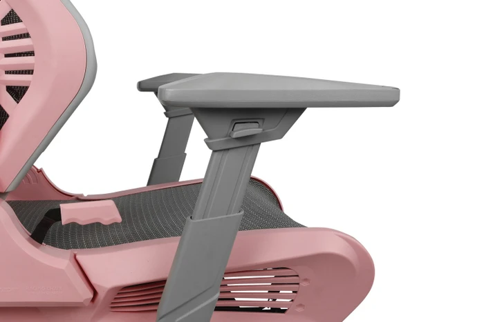 DXRacer Air Mesh Gamingstuhl, grau/pink