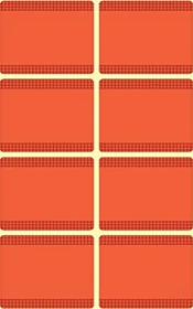 Avery-Zweckform Tiefkühletiketten Sonderformat, 28x36mm, rot, 5 Blatt (40 Etiketten)