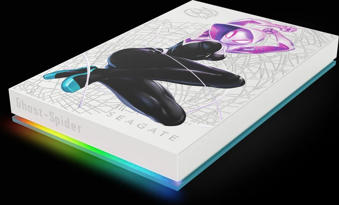 Seagate FireCuda Gaming HDD - Ghost-Spider Special Edition, 2TB, +Rescue, USB 3.0 Micro-B