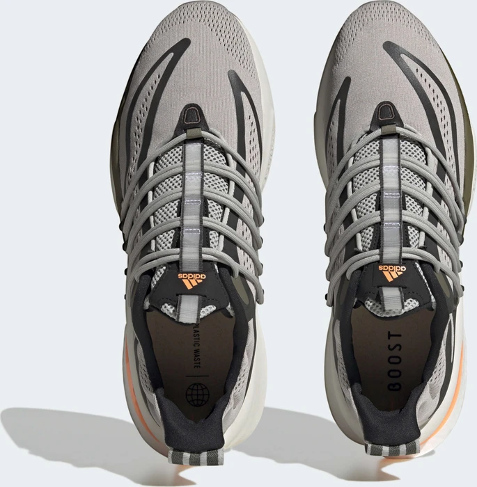 adidas Alphaboost V1 Sustainable Boost metal grey/screaming orange/olive strata