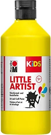 Marabu Kids Little Artist Deckfarbe, gelb, 500ml