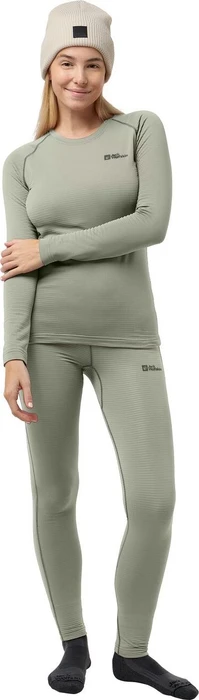 Jack Wolfskin Infinite Warm Funktionsshirt langarm mint leaf (Damen)