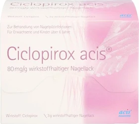 Ciclopirox Acis 80mg/g wirkstoffhaltiger Nagellack, 3g