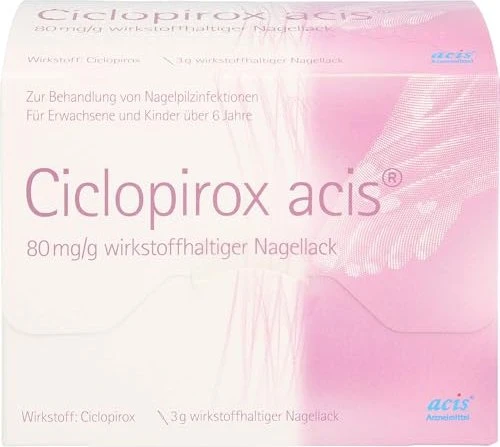 Ciclopirox Acis 80mg/g wirkstoffhaltiger Nagellack, 3g