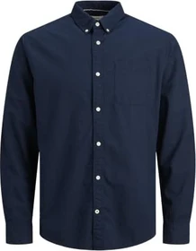 Jack & Jones Slim Fit Hemd langarm navy blazer (Herren)