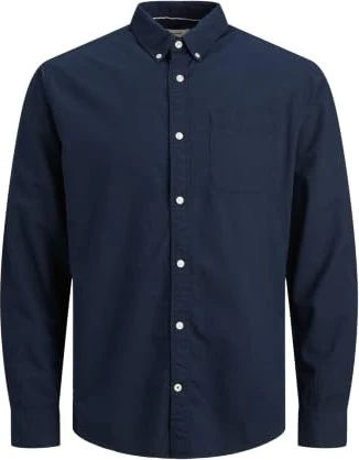 Jack & Jones Slim Fit Hemd langarm navy blazer (Herren)