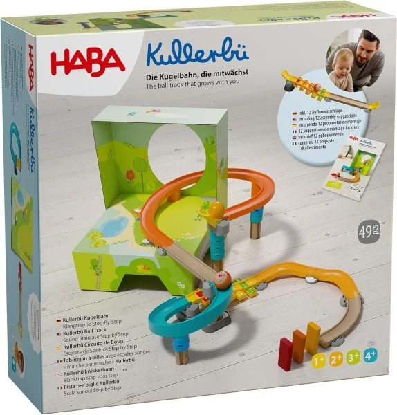 HABA Kullerbü Kugelbahn Klangtreppe Step-By-Step (2013383001)