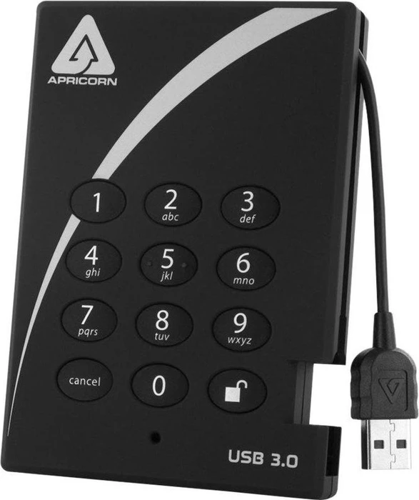 Apricorn Aegis Padlock, 2TB, USB-A 3.0