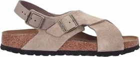 Birkenstock Tulum Veloursleder Nubuk taupe (Damen)