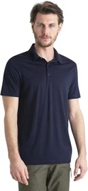 Icebreaker Merino Tech Lite III Poloshirt kurzarm midnight navy (Herren)
