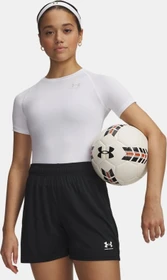 Under Armour HeatGear Armour Kompressionsshirt kurzarm white/halo gray (Damen)