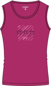 CMP Frontgrafik Tanktop Funktionsshirt ärmellos magenta (Damen)