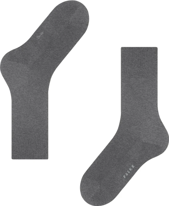 Falke ClimaWool Socken light greymel. (Herren)
