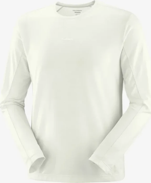 Salomon Shakeout Core Laufshirt langarm icicle (Herren)