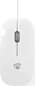 Nedis Wired Optical Mouse, weiß, USB (MSWD200WT)