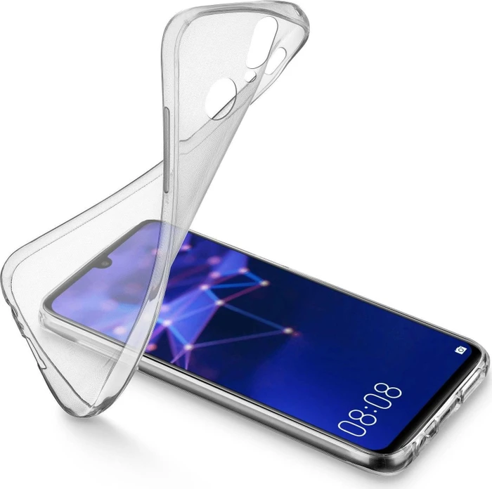 Cellularline Soft Cover für Huawei P Smart (2019) transparent