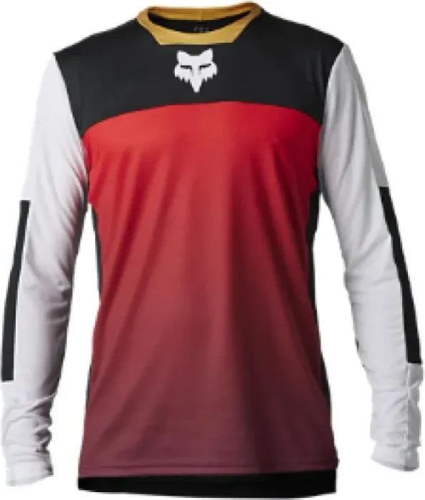 Fox Racing Defend Aurora Trikot langarm schwarz/weiß (Herren)
