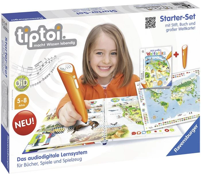 Ravensburger tiptoi Starter-Set: Stift und Buch Mein großer Weltatlas