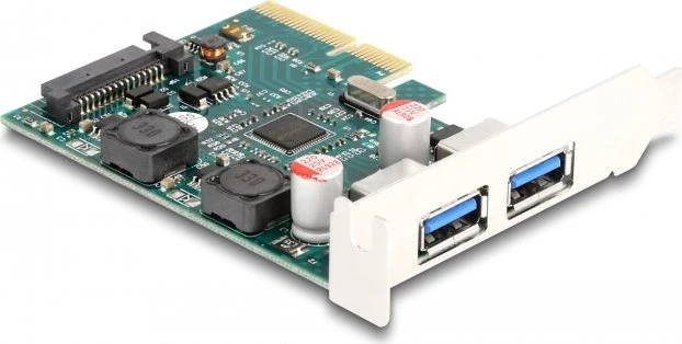 DeLOCK 2x USB-A 3.1, PCIe 3.0 x4