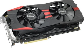 ASUS GeForce GTX 960 DC2 Black Edition OC, GTX960-DC2OC-2GD5-BLACK, 2GB GDDR5, DVI, HDMI, 3x DP