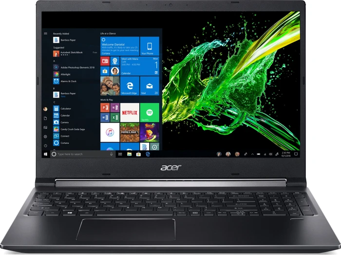 Acer Aspire 7 A715-74G-77Y7, schwarz, Core i7-9750H, 8GB RAM, 512GB SSD, GeForce GTX 1650, DE