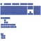 Glorious GPBT Basics Keycaps, Kunststoff (PBT), Mana Blue, blau, 130 Tasten, ANSI-US Vorschaubild