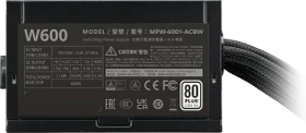 Cooler Master Elite NEX W600 230V Black Mesh Cable 600W, ATX 2.41