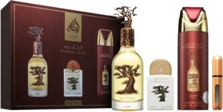 Lattafa Pride Eternal Oud EdP 100ml + EdP 20ml + Deo Spray 200ml Duftset