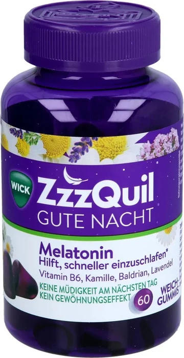 WICK ZzzQuil Gute Nacht mit Melatonin Gummies