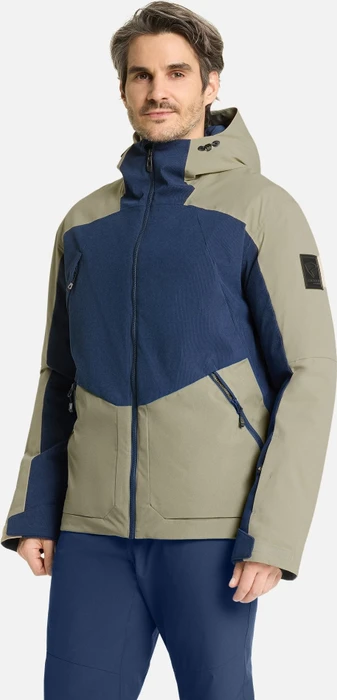 Ziener Tobin-Z Skijacke dark navy cord/sandstone (Herren)