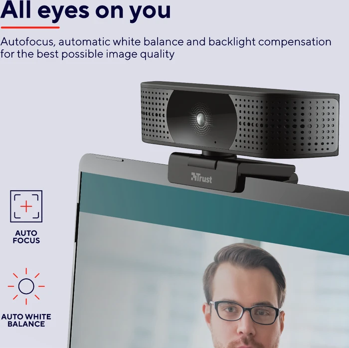 Trust TW-350 4K Ultra HD Webcam