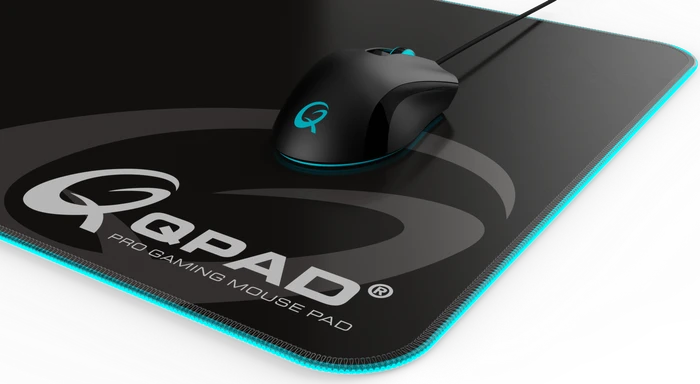 QPAD FLX900 Pro Gaming RGB Mousepad, Large Size, schwarz