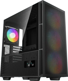 DeepCool CH560 Digital, schwarz, Glasfenster (R-CH560-BKAPE4D-G-1)